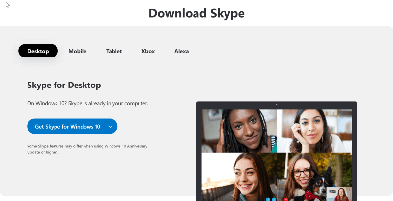 Pobierz Skype na nowo, jeśli Skype wciąż prosi o hasło